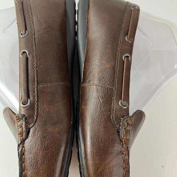 Boc Born Loafers Womens Size 7M Brown Faux Leather Driving Shoes Vegan - Picture 9 of 9